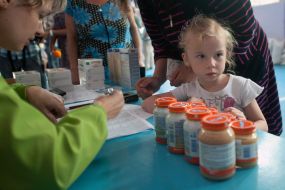 Point of delivery of humanitarian aid