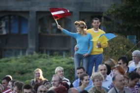 Акция солидарности с украинским народом