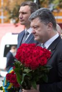 Petr Poroshenko and Vitaliy Klichko