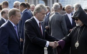 Віктор Ющенко та Леонід Кучма