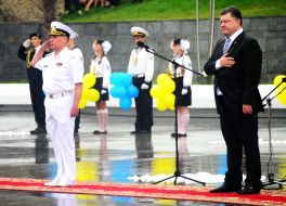 Petr Poroshenko and Sergey Hayduk