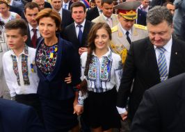 Petr Poroshenko with family