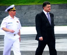 Petr Poroshenko and Sergey Hayduk