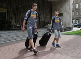 Artem Pustovoy and Aleksandr Mishula