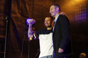 Сергій Міхалок та Віталій Кличко 