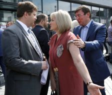 Vladimir Aryev, Iryna Lutsenko and Yuriy Lutsenko