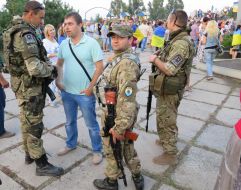 Митинг в поддержку единства Украины