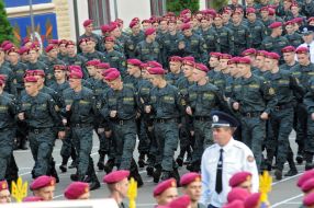 Students of the National Academy of Ukraine National Guard