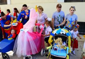 Participants of Babies Stroller Parade