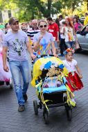 Participants of Babies Stroller Parade
