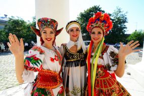 Participants of Babies Stroller Parade