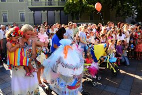 Participants of Babies Stroller Parade