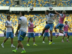 Открытая тренировка сборной Украины по футболу