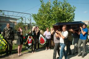 Церемония прощания с Юрием Дячковым