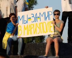 Meeting against Russian aggression