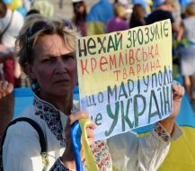 Meeting against Russian aggression