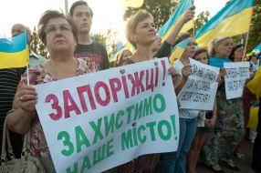 All Ukrainian action against Russian aggression