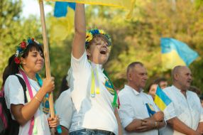 All Ukrainian action against Russian aggression