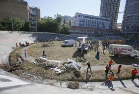 Суботник на київському велотреку