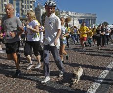 Participants of the "Chestnut Run"
