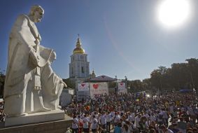Participants of the "Chestnut Run"