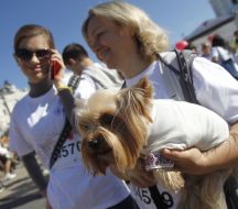 Participants of the "Chestnut Run"