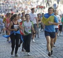 Participants of the "Chestnut Run"