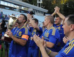 Players of the Armed Forces of Ukraine team