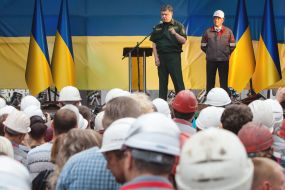 Working visit of Petro Poroshenko in Mariupol