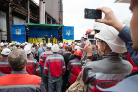 Working visit of Petro Poroshenko in Mariupol