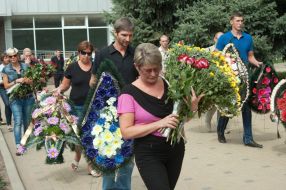 Farewell ceremony with Marina Doroshenko