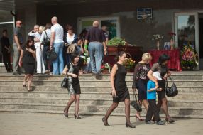 Farewell ceremony with Marina Doroshenko