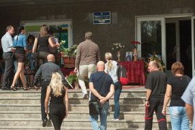 Farewell ceremony with Marina Doroshenko