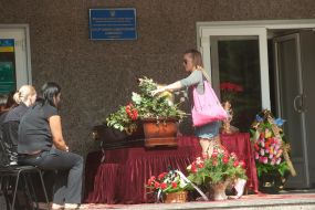 Farewell ceremony with Marina Doroshenko