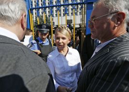 Yulia Tymoshenko and Vladimir Yavorivskiy