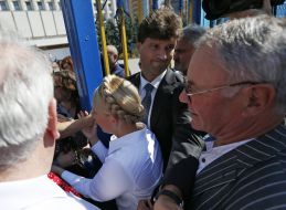 Yulia Tymoshenko and Vladimir Yavorivskiy