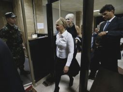 Yulia Tymoshenko and Zhanna Usenko-Chernaya