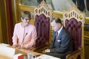 Anne Brasseur and Olemic Thommessen