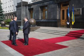 Тоомас Хендрік Ільвес і Петро Порошенко