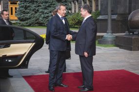 Тоомас Хендрік Ільвес і Петро Порошенко