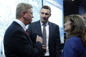 Vitali Klitschko and the Stefan Fule