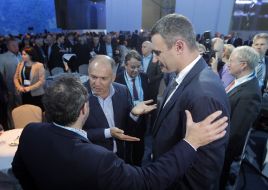 Vitali Klitschko and Victor Pinchuk