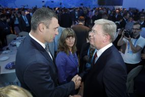 Vitali Klitschko and the Stefan Fule