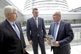 Vitali Klitschko, Volker Cowdery and Karl-Georg Velmann