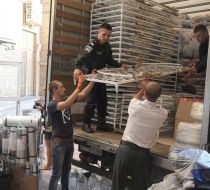 Gathering of humanitarian aid