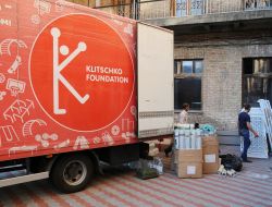 Gathering of humanitarian aid