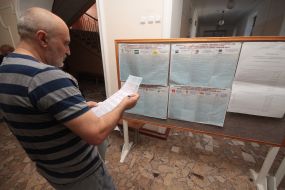 Polling station in Sevastopol