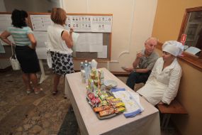 Polling station in Sevastopol