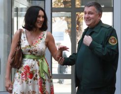 Arsen Avakov and Sonya Koshkina