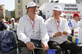 Andrey Pavlovskiy and Borys Tarasyuk